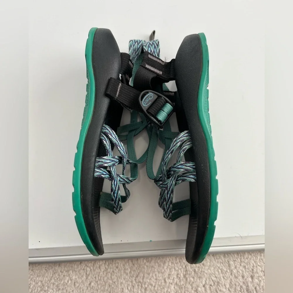 Chaco Kids Sandals - Black and Teal